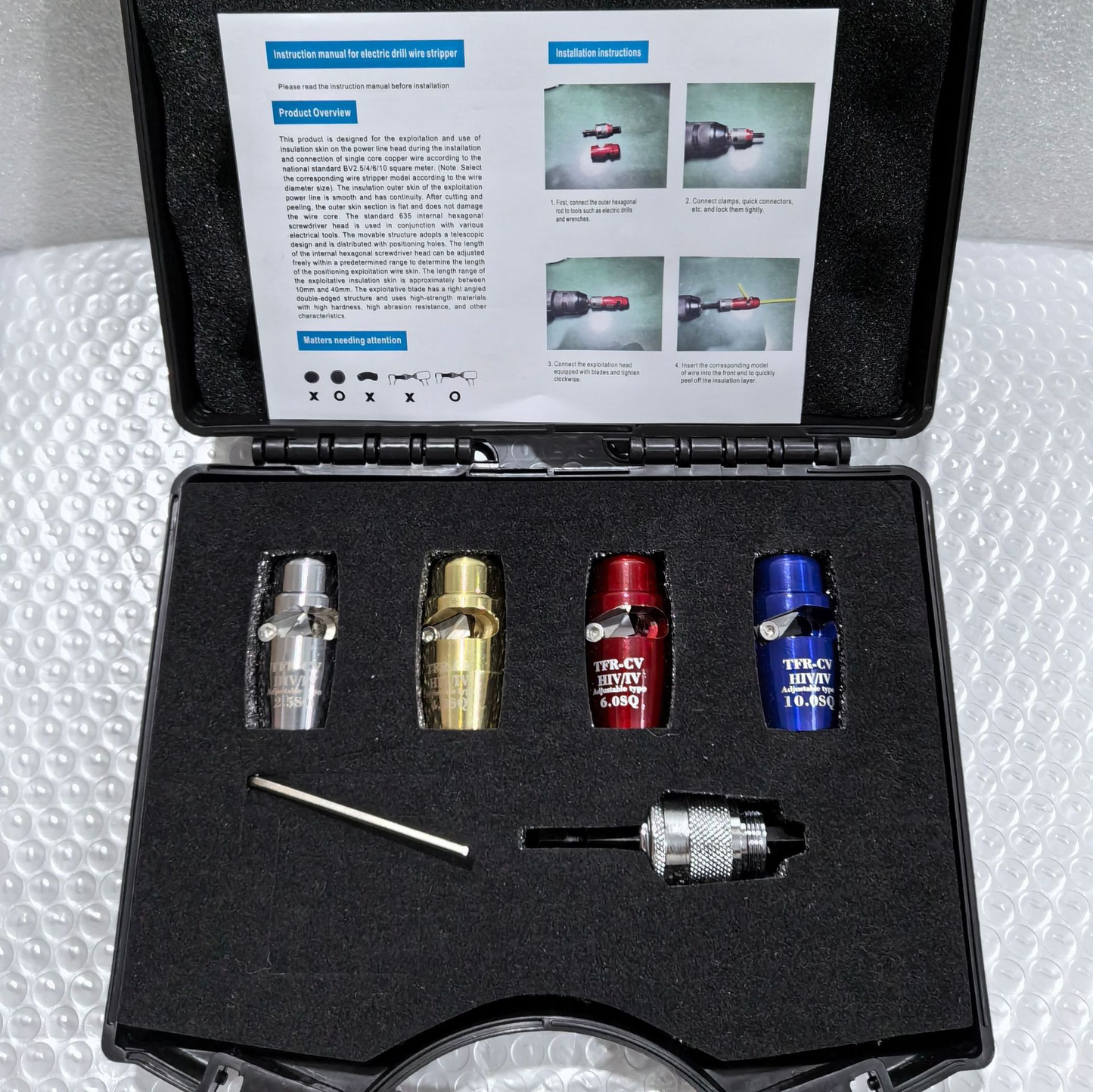 5-in-1 Drill Wire Stripper & Twister