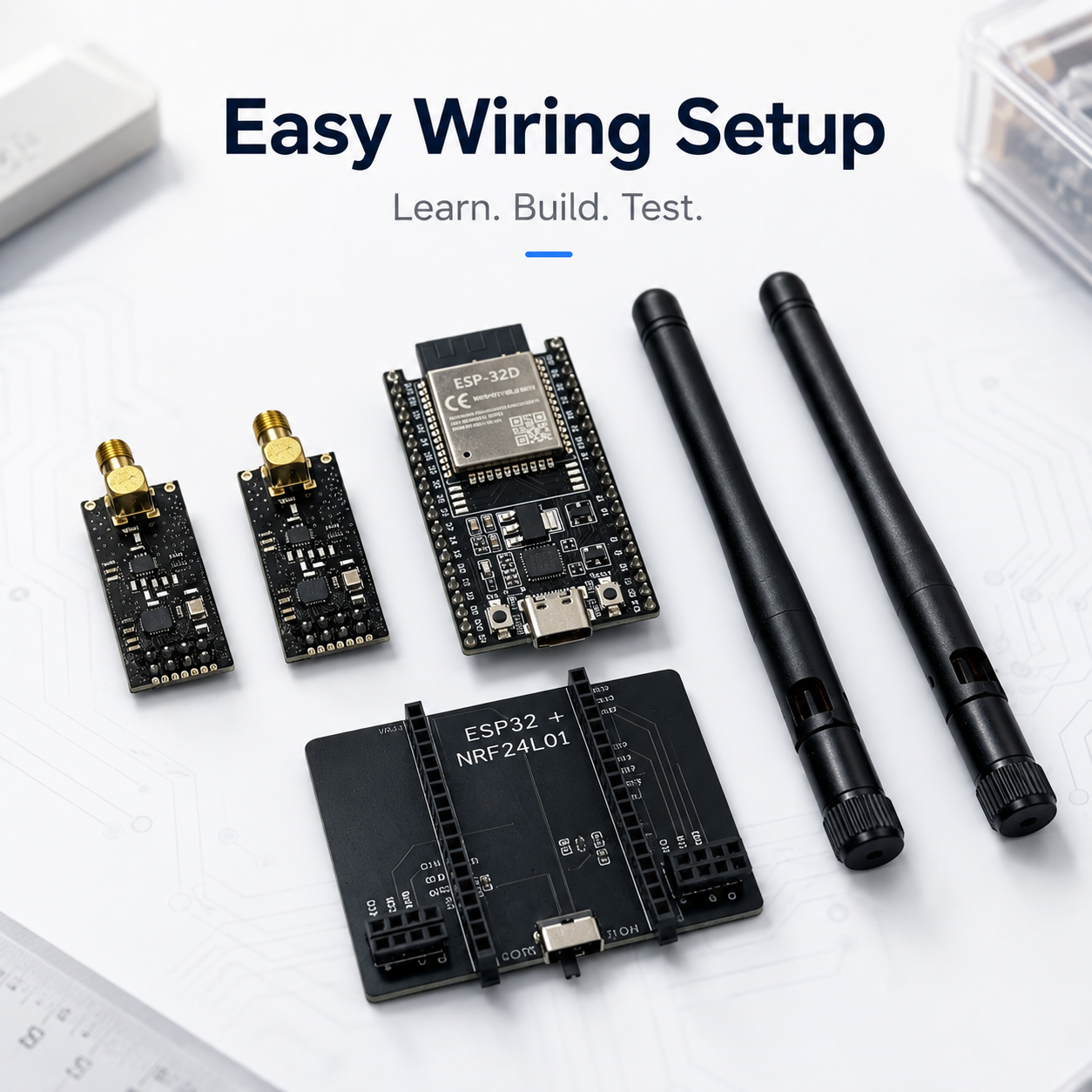 ESP32 NRF24L01 PA LNA 2.4G Wireless Kit Bluetooth WiFi Dev Board for Arduino
