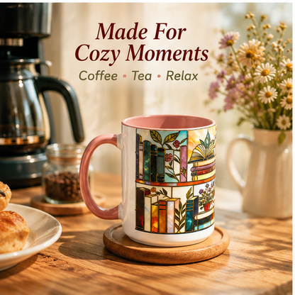 ☕Colorful Flower Mug , Creative Ceramic Gift for Mom Friend Office