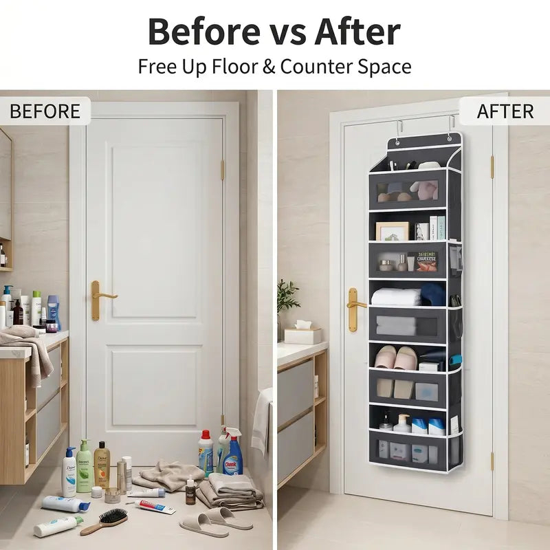 ✨ 5-Tier Over Door Organizer – Create More Storage Without Taking Up Space