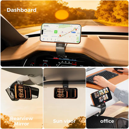 🚗 Magnetic Car Phone Mount – Strong Hold, 95° Adjustable Hands-Free Dashboard Holder