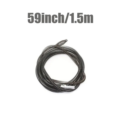 🔧 Flexible Drill-Powered Drain Cleaning Snake – Deep Pipe Clog Remover for Sinks, Showers & Toilets