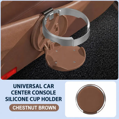 🚗 Universal Foldable Car Cup Holder – Space-Saving Drink & Phone Holder