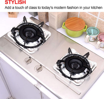 🔥 20-Pack Disposable Stove Burner Protectors – Less Mess, Less Scrubbing