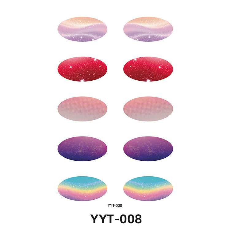 ✨ 5-Pair Pre-Designed Eyeshadow Transfer Stickers – Complete Eye Looks in Seconds