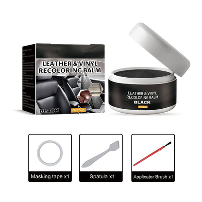 ✨ Leather & Vinyl Recoloring Balm Kit – Restore Faded Seats & Furniture