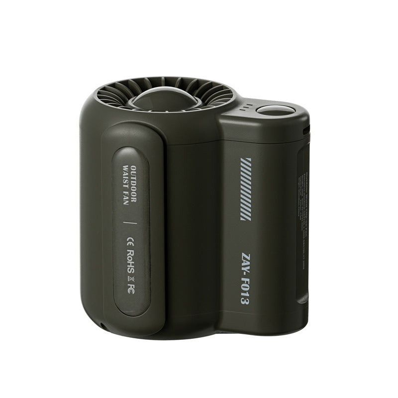 ❄️ Portable Waist Fan | Hands-Free Cooling Fan for Outdoor Work