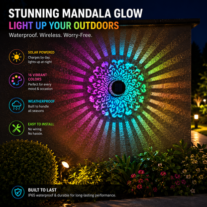 2026 New Solar Mandala Lights