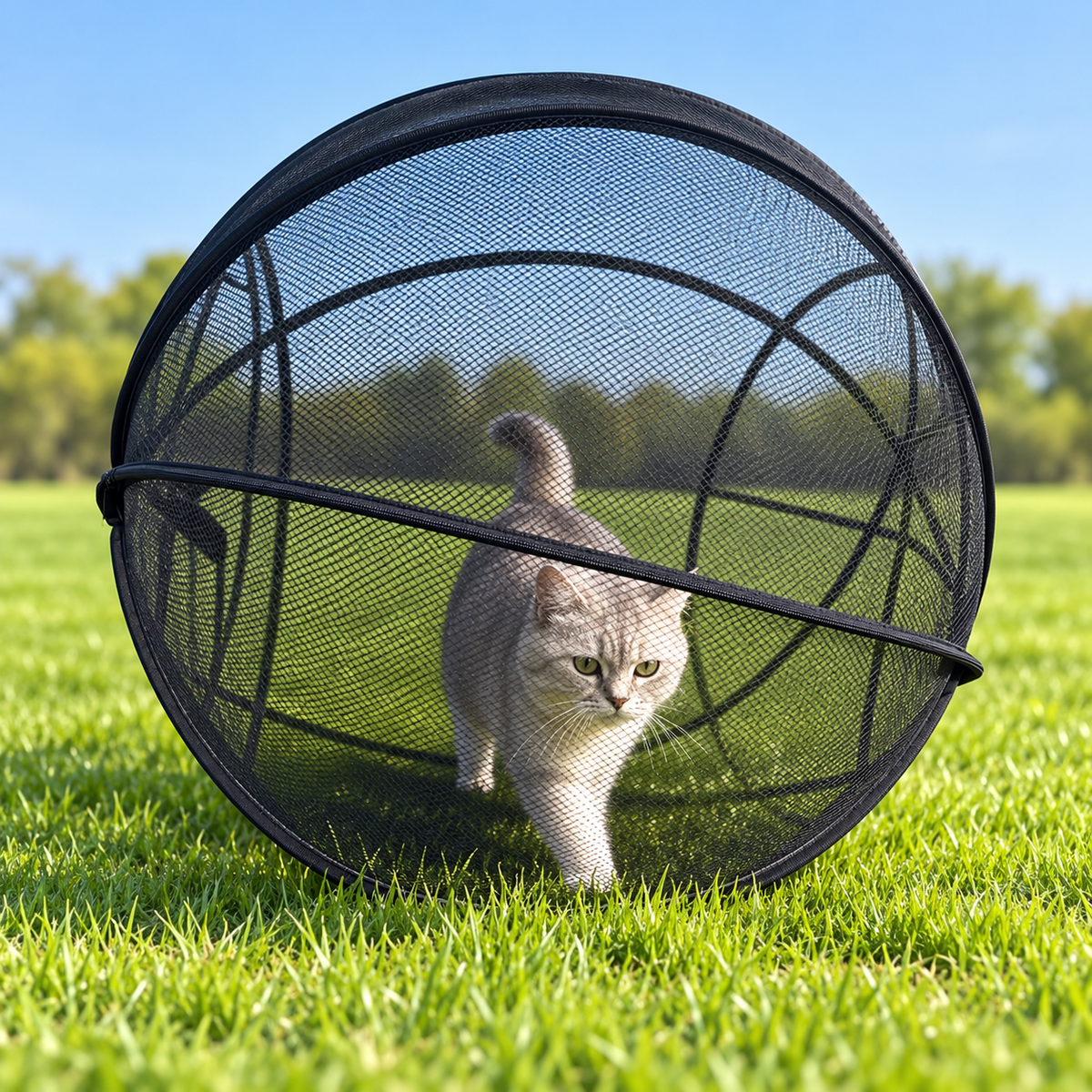 🐱 Pop-Up Cat Playpen 🌿 Fresh Air, Safe Space, Happy Cat