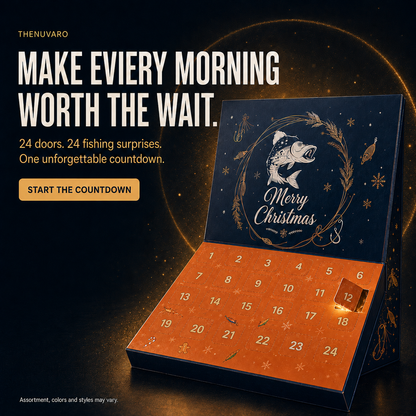 🎣 24-Day Fishing Lure Advent Calendar – 24 Daily Tackle Surprises for Anglers