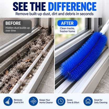 🧹 Flexible Deep-Cleaning Dust Duster – Bendable Brush for Fans, Vents & Hard-to-Reach Spaces