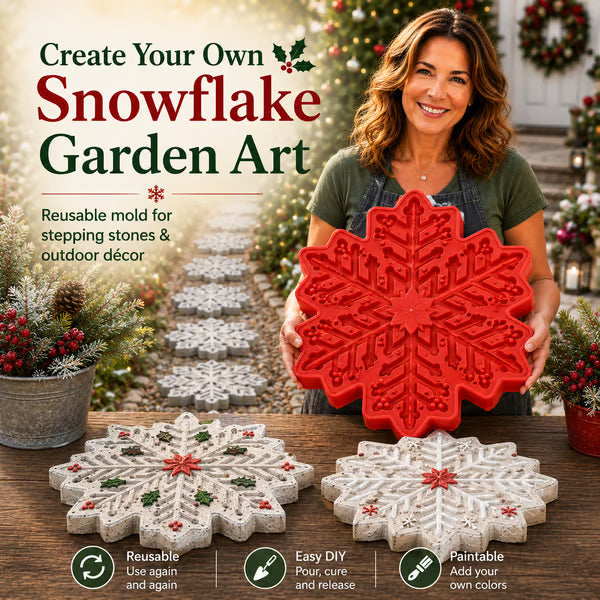 💥 LAST DAY 49% OFF - 🌻 Reusable Sunflower Stepping Stone Mold!!!