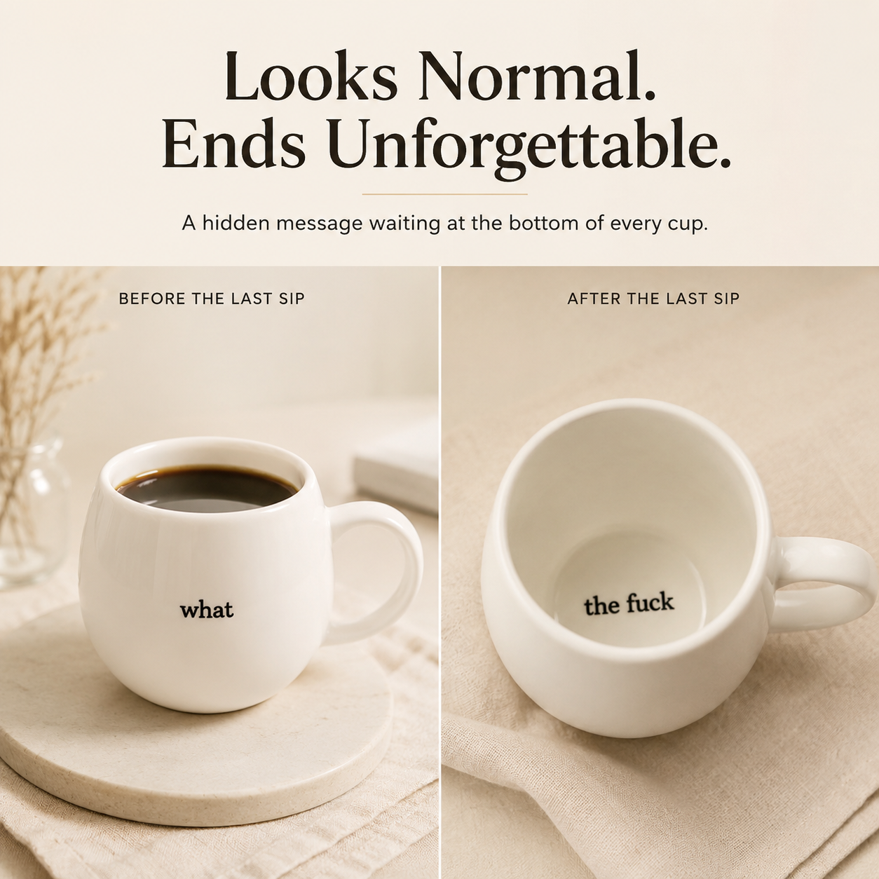 ☕ Hidden Message Mug – The Surprise Coffee Cup They’ll Never Forget