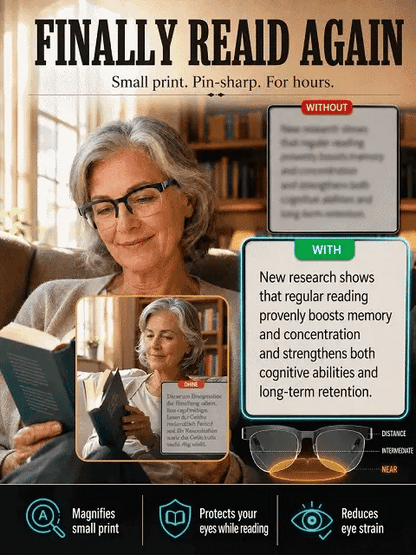 Smart Zoom Color-Changing Solar Real-Time AI Translation Glasses