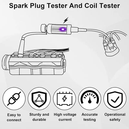 🔥LAST DAY 49% OFF - 🛠️🔧Adjustable Spark Plug & Ignition Coil Tester