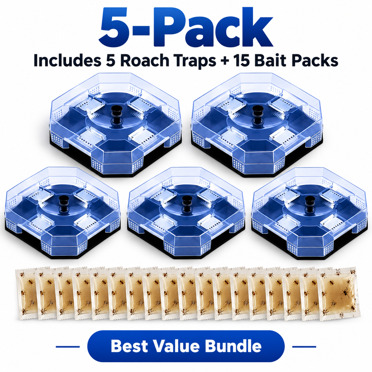 🪳 50% OFF Reusable Roach Trap – Catch Crawling Pests Without Spraying