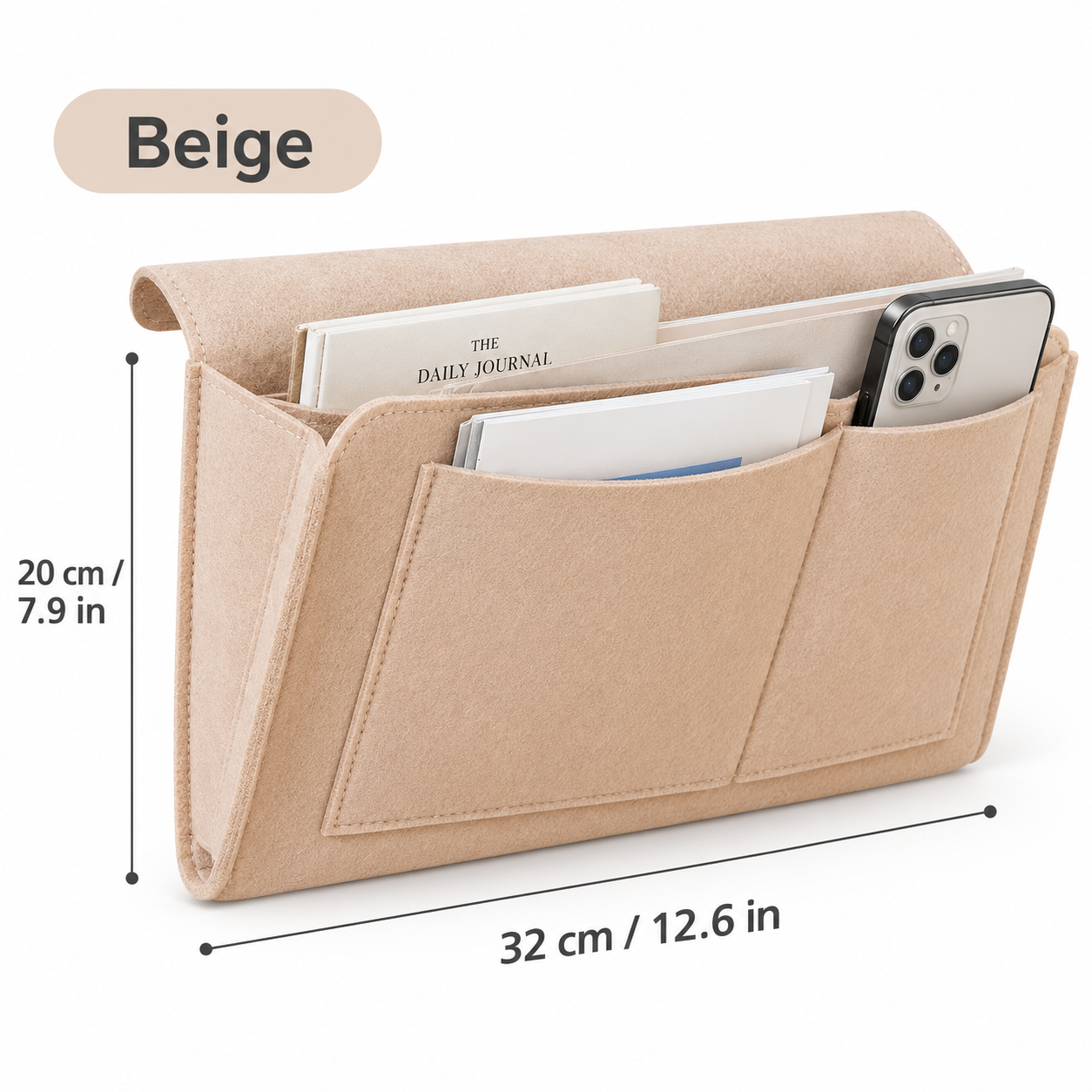 🔥 50% OFF Bedside Hanging Organizer – Keep Essentials Within Reach