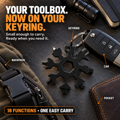 ❄️ 50% OFF 18-in-1 Snowflake Multi-Tool – Your Pocket-Sized Toolbox