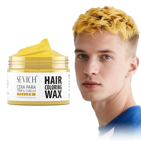 🌈 Temporary Hair Color Styling Wax | Washable Color & Strong Hold for Parties, Festivals and Cosplay