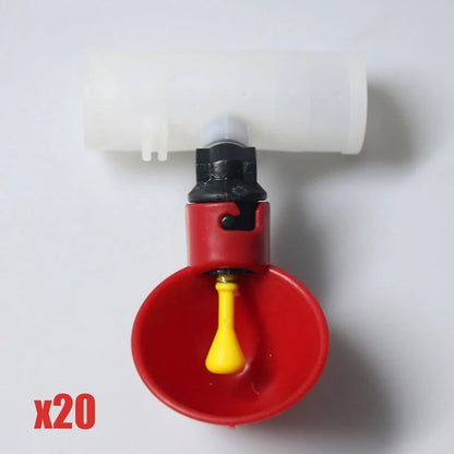 📍Gravity-Fed Automatic Chicken Waterer Cups
