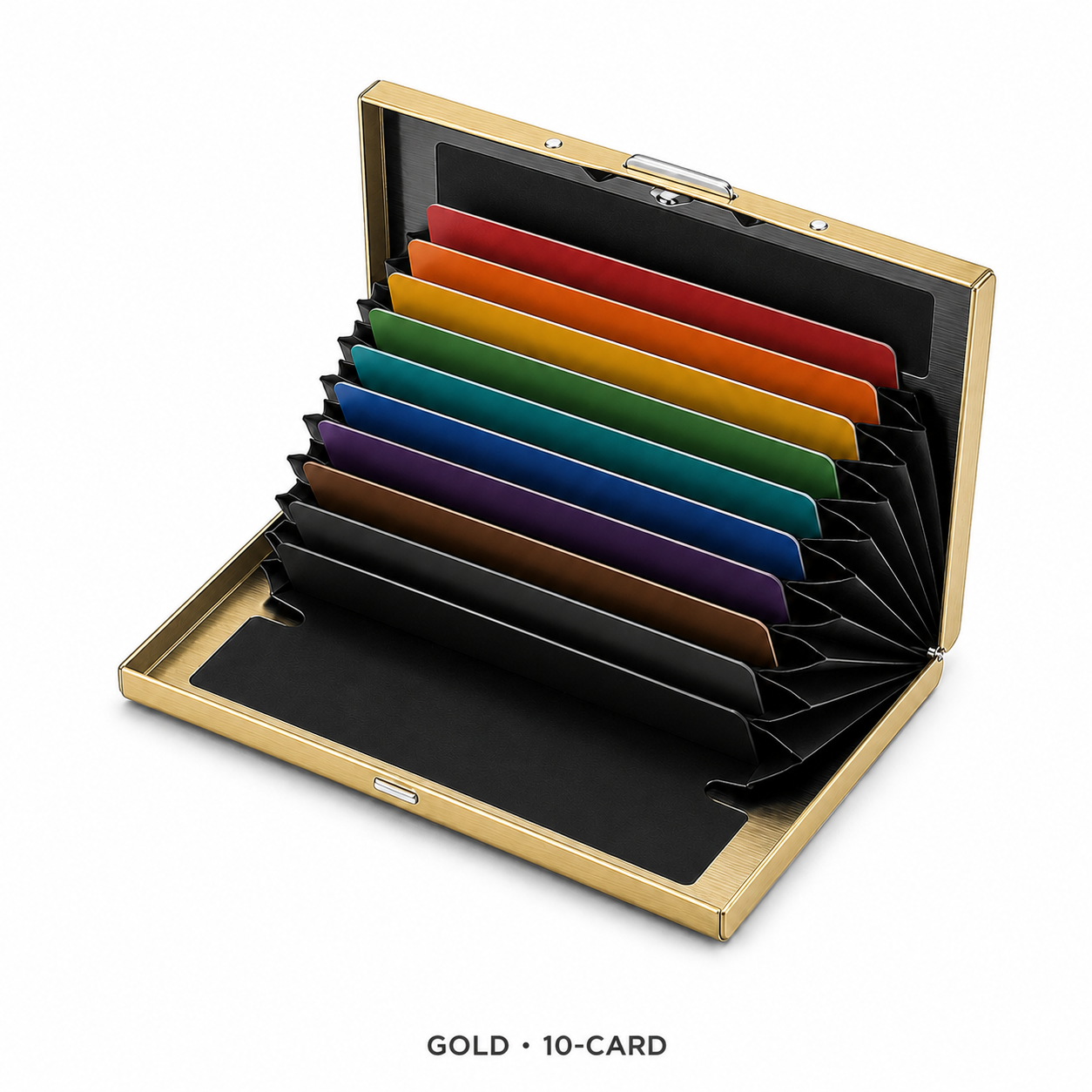 RFID-Blocking Stainless Steel Card Wallet – Organized, Secure & Pocket-Ready 🔒