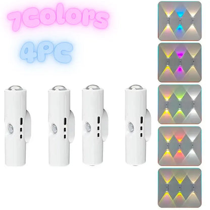 🌈 Motion Sensor Night Light – Rechargeable, Dimmable RGB Glow for Cozy Spaces