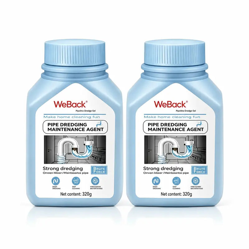 💧 Powerful Drain Cleaner – Breaks Down Hair, Grease & Everyday Buildup