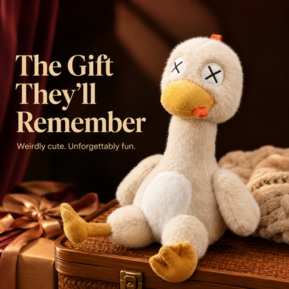 Magnetic Plush Toy Duck – "Salted Duck" Assembly Toy