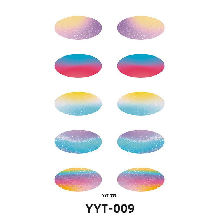 ✨ 5-Pair Pre-Designed Eyeshadow Transfer Stickers – Complete Eye Looks in Seconds