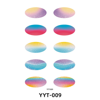 ✨ 5-Pair Pre-Designed Eyeshadow Transfer Stickers – Complete Eye Looks in Seconds