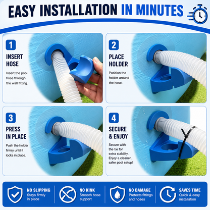 🏊 Pool Hose Support Holder for Above Ground Pools – Prevent Sagging & Extend Hose Life