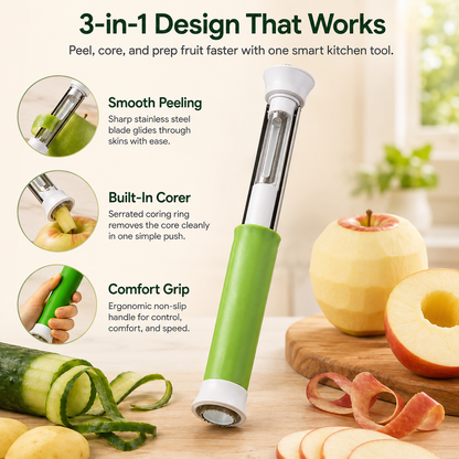 🍎 3-in-1 Fruit Peeler & Corer Tool🥝