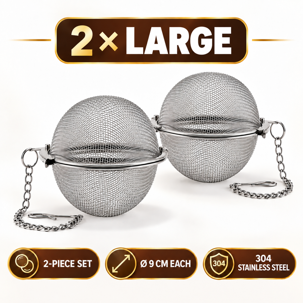 Stainless Steel Spice Infuser Ball – Full Flavor Without the Floating Spices 🍲
