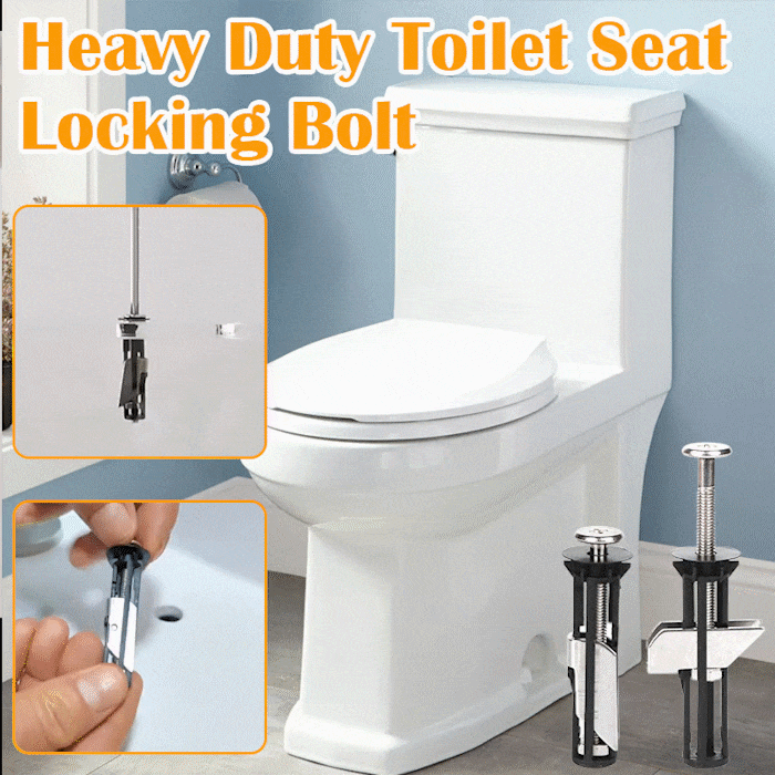 Heavy Duty Toilet Seat Fastener Bolt kit(A Set of 2 Pcs)🔥