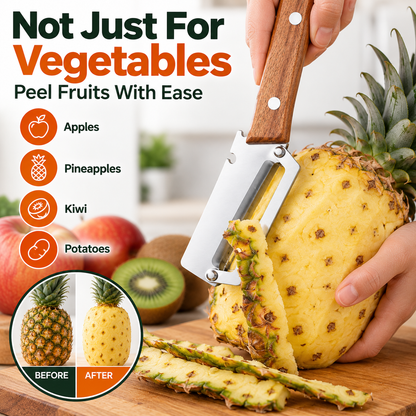 🥕 3-in-1 Wide Blade Vegetable Peeler, Slicer & Shredder – Fast Everyday Meal Prep Tool