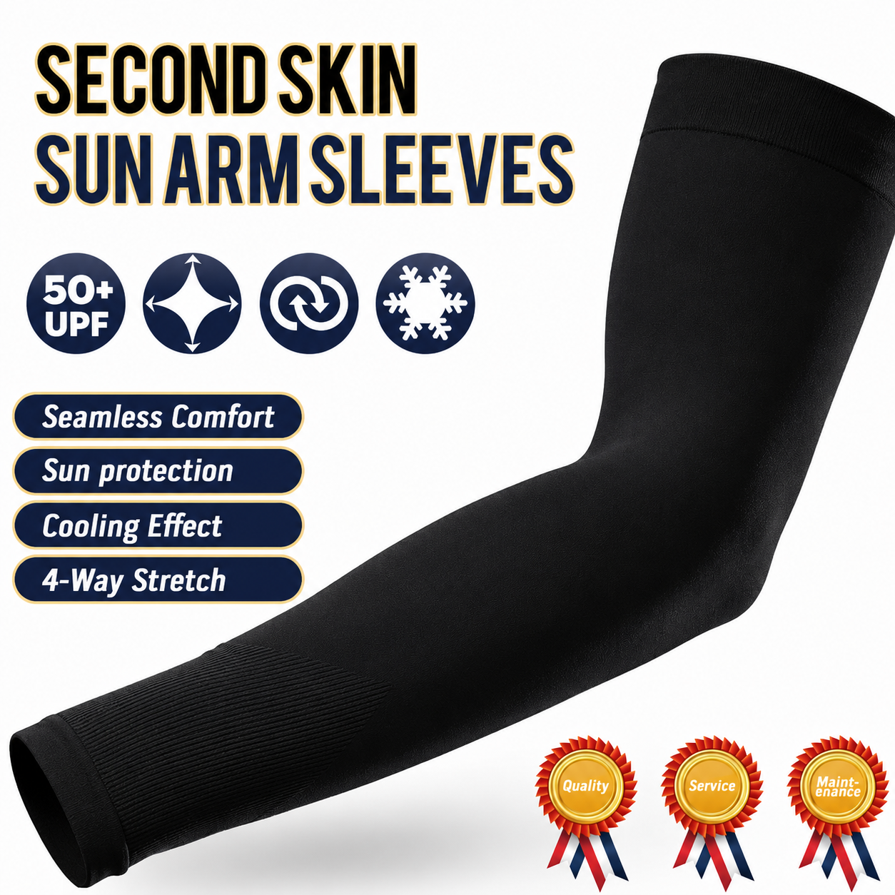 🔥 50% OFF | UPF 50+ Cooling UV Protection Arm Sleeves for Men & Women | Stay Cool Outdoors