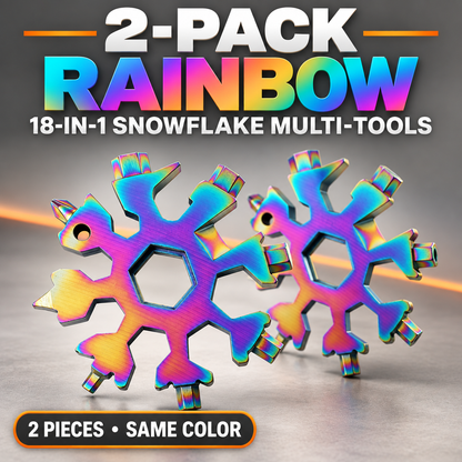 ❄️ 50% OFF 18-in-1 Snowflake Multi-Tool – Your Pocket-Sized Toolbox