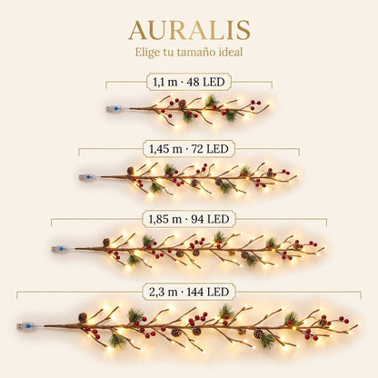 Auralis | Rama de Luces LED Decorativa para Pared
