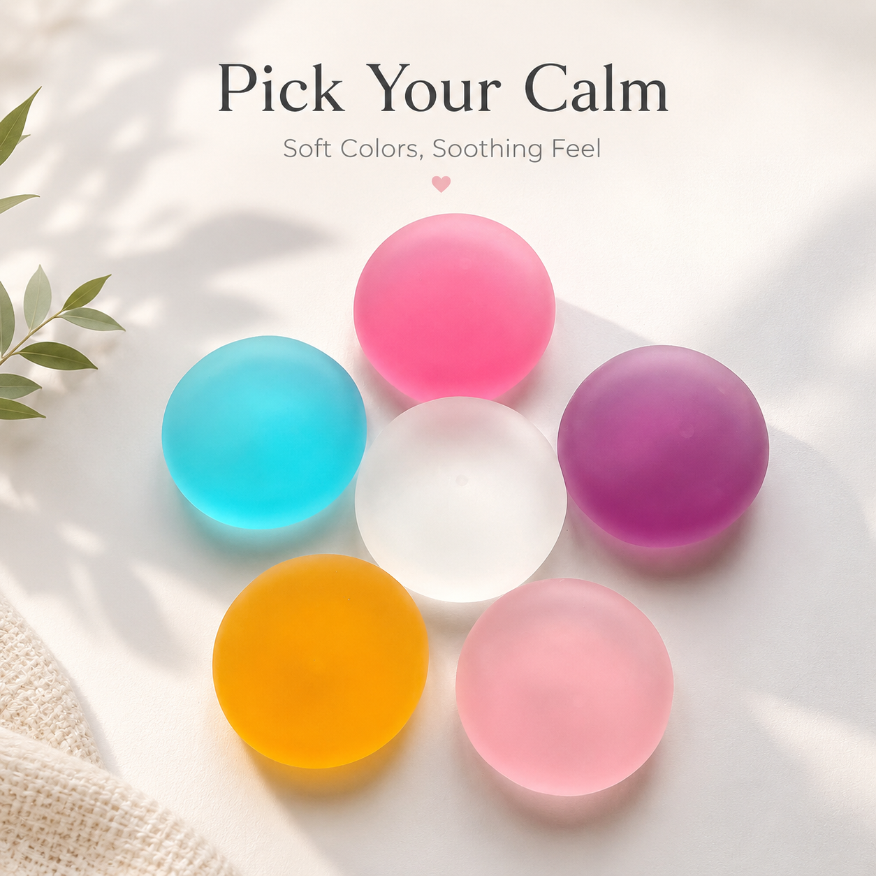 Mochichi ASMR Stress Ball – Silent Sensory Fidget Toy for Anxiety & Focus Relief