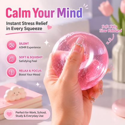 Mochichi ASMR Stress Ball – Silent Sensory Fidget Toy for Anxiety & Focus Relief