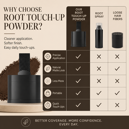 🔥 50% OFF! Instant Hairline & Root Touch-Up Powder
