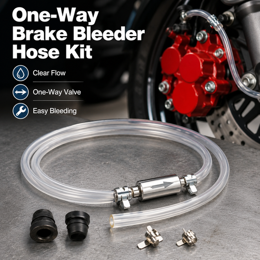 🔥HOT SALE🔥2pack Car Brake Bleeder Hose Kit with One Way Check Valve