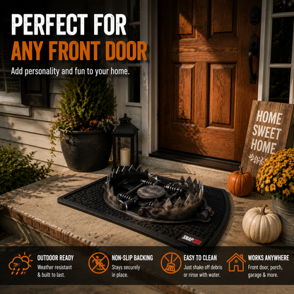 🔥 Limited Time Deal – 3D Bear Trap Reaction Doormat | Realistic Funny Prank Door Mat That Makes Everyone Look Twice