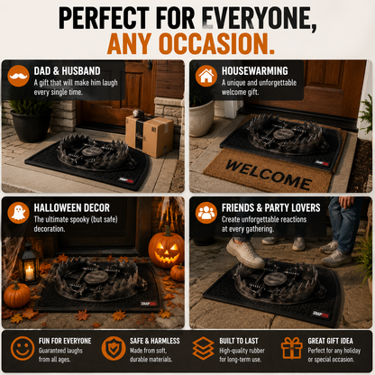 🔥 Limited Time Deal – 3D Bear Trap Reaction Doormat | Realistic Funny Prank Door Mat That Makes Everyone Look Twice