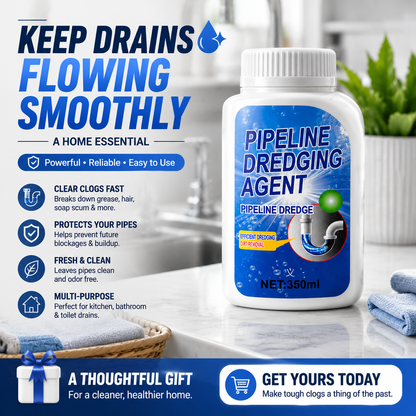 💧 Powerful Drain Clog Remover | Kitchen & Bathroom Pipe Cleaner