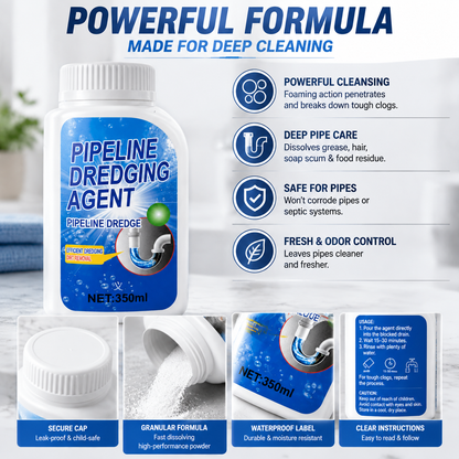 💧 Powerful Drain Clog Remover | Kitchen & Bathroom Pipe Cleaner