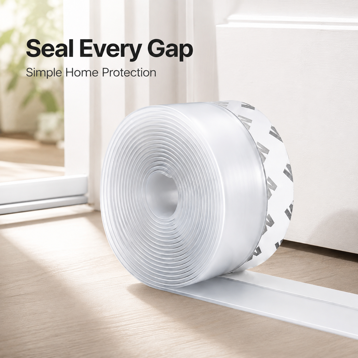 🚪 Self-Adhesive Door Draft Seal Strip | Block Drafts & Dust