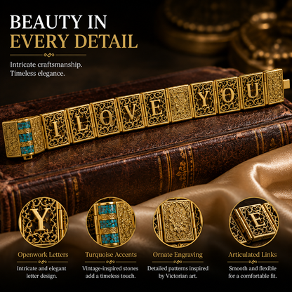 ✨ Vintage Love Story Book Bracelet | Meaningful Hidden Message Jewelry Gift