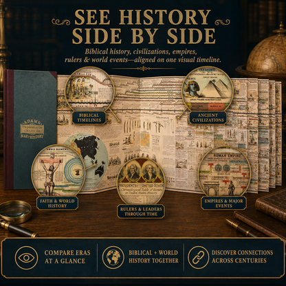 📜6,000 Years of Biblical & World History in One 23-Foot Timeline🌍