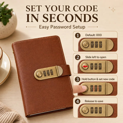 🔐Locking Banknote Collection Booklet | Holds 100 Bills💵